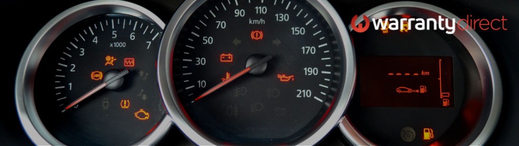 Dashboard warning lights example